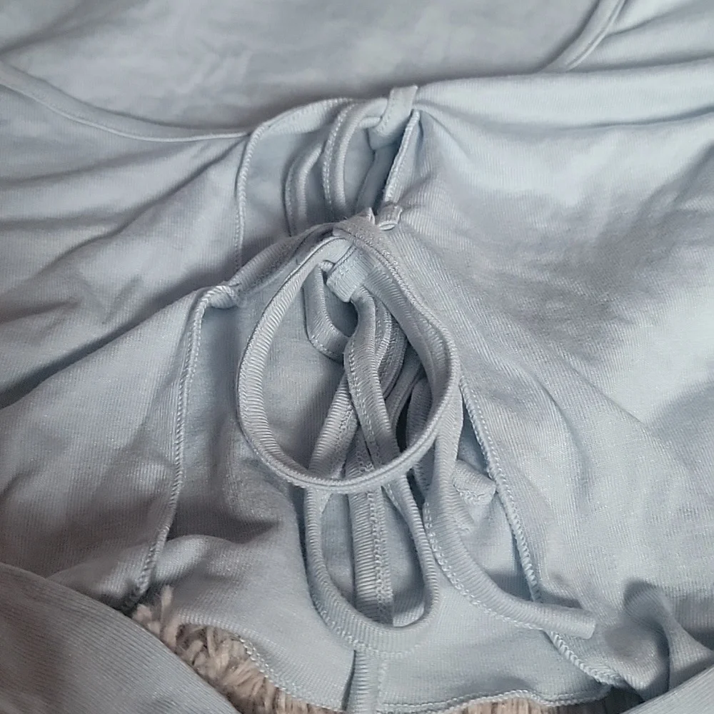 Long sleeve tie shirt